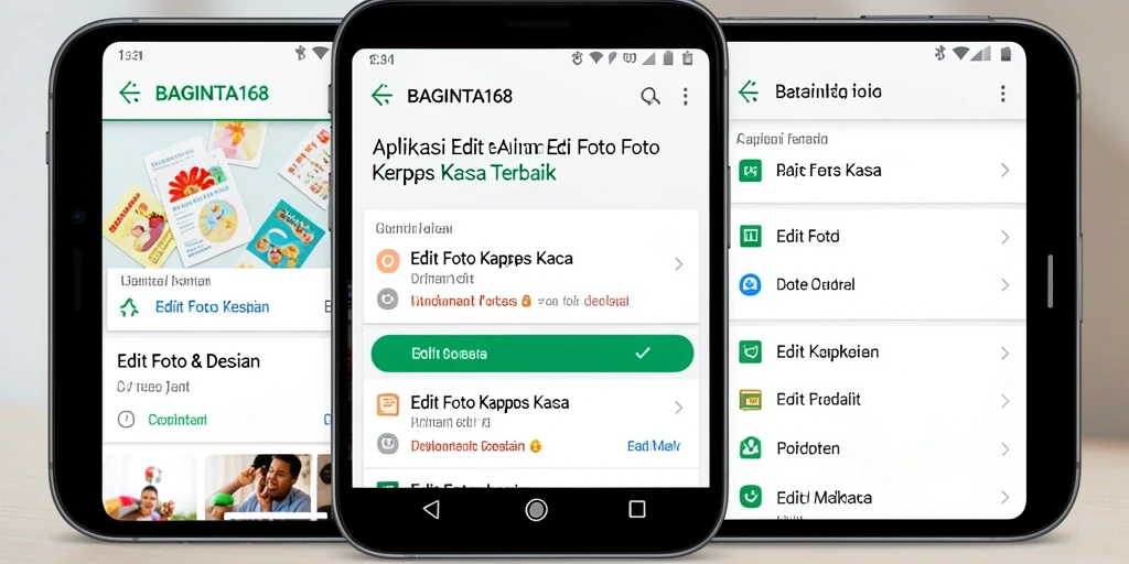 Tampilan antarmuka aplikasi Edit Foto Kertas Kaca yang modern dan fungsional.