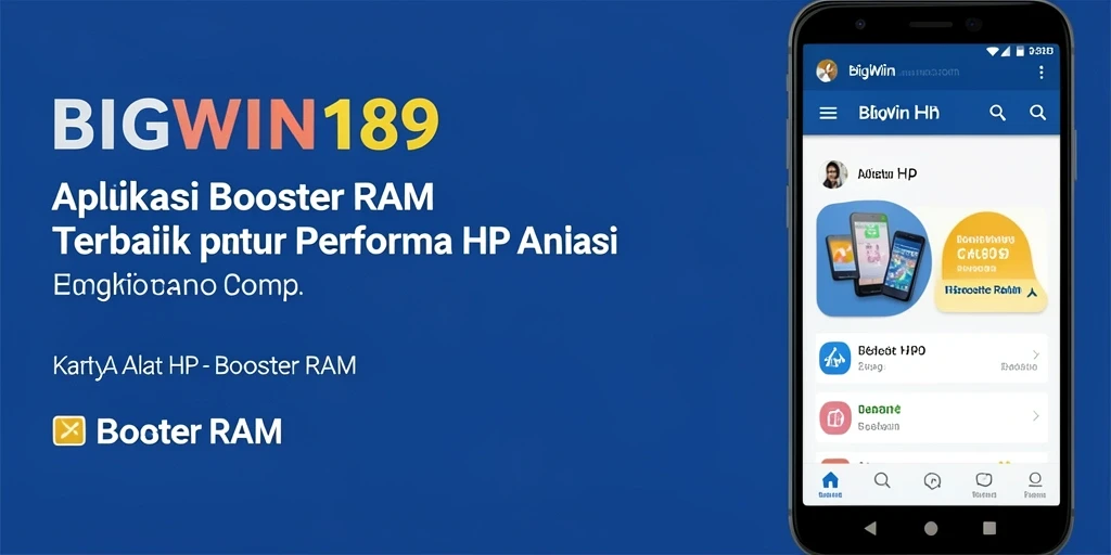Tampilan antarmuka aplikasi BIGWIN189 yang sederhana dan fungsional.