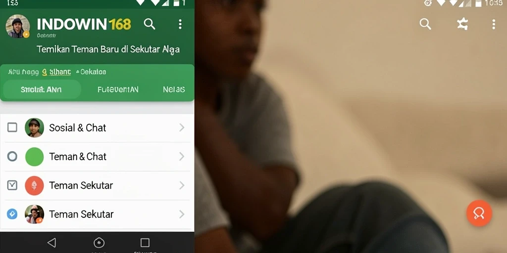 Tampilan antarmuka modern dan menarik dari INDOWIN168.