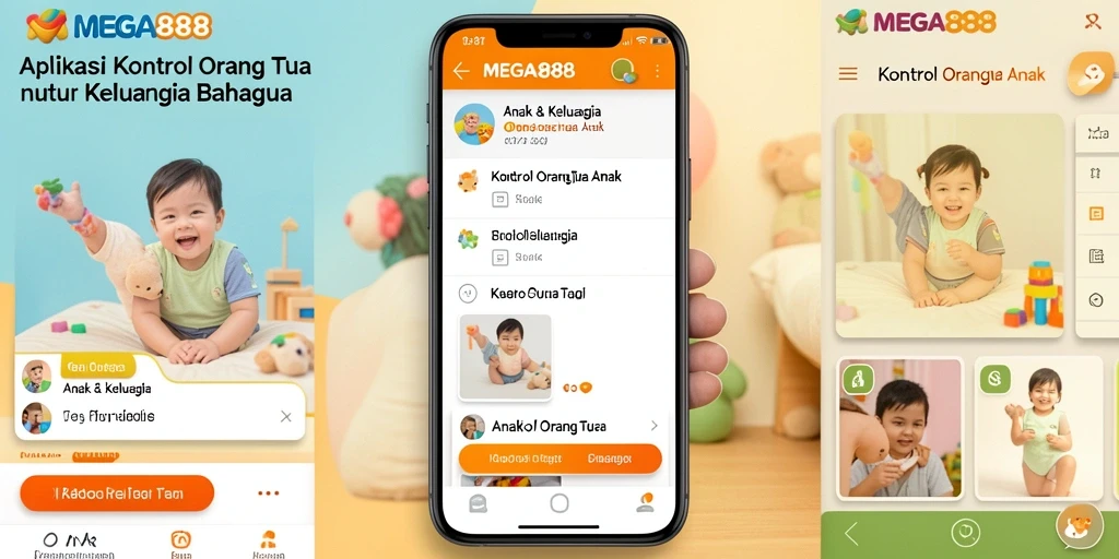 Antarmuka pengguna MEGA888 yang sederhana dan efektif untuk kontrol orang tua.