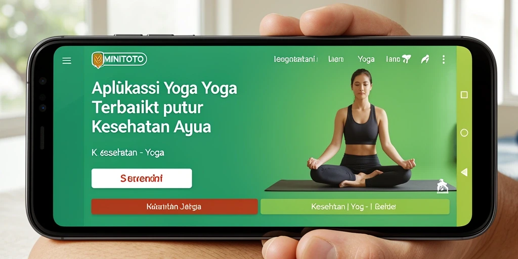 Antarmuka MINITOTO menawarkan fitur latihan yoga yang mudah digunakan.